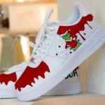 Christmas Grinch Custom Air Force 1