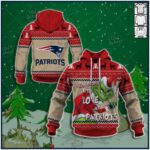 New England Patriots x Grinch Christmas Style Personalize Hoodie