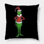 The Grinch All Wrapped Up Throw Pillow | The Grinch Store