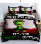 The Grinch Christmas Funny 2024 Bedding Set | The Grinch Store