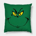 The Grinch Face Throw Pillow | The Grinch Store