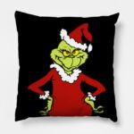 The Grinch Hot Design Throw Pillow | The Grinch Store