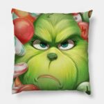 The Grinch New Year Grinch Throw Pillow | The Grinch Store