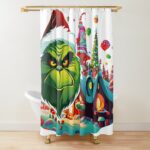 The Grinchy Christmas Delight 2024 Shower Curtain | The Grinch Store