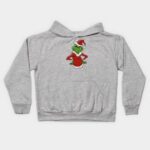 The Grinchy Ew Red People Kids Hoodie | The Grinch Store