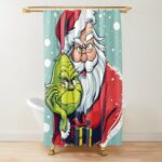 The Grinchy Santa Grinch Shower Curtain | The Grinch Store