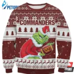 Washington Commanders Grinch Ugly Christmas Sweaters – Peto Rugs